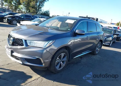 2017 Acura Mdx z USA, uszkodzony, nr VIN 5FRYD4H3XHB041910